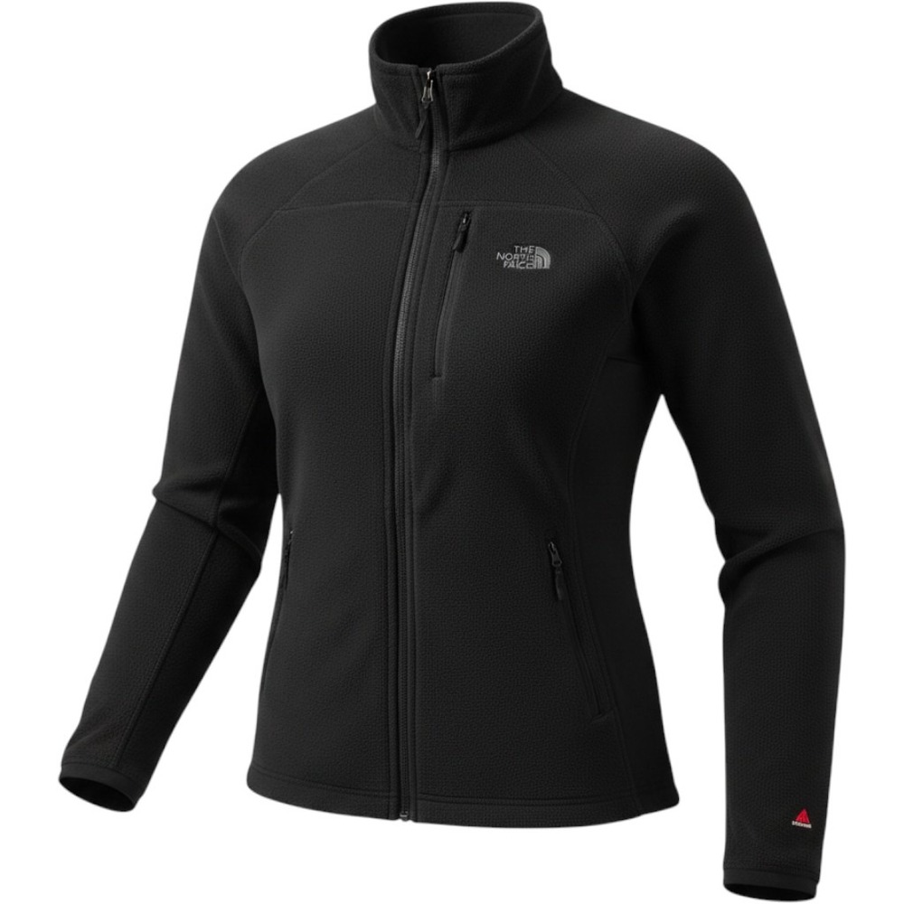 The North Face Fleece Jacket Womens Medium Black Excellent Polartec A31P